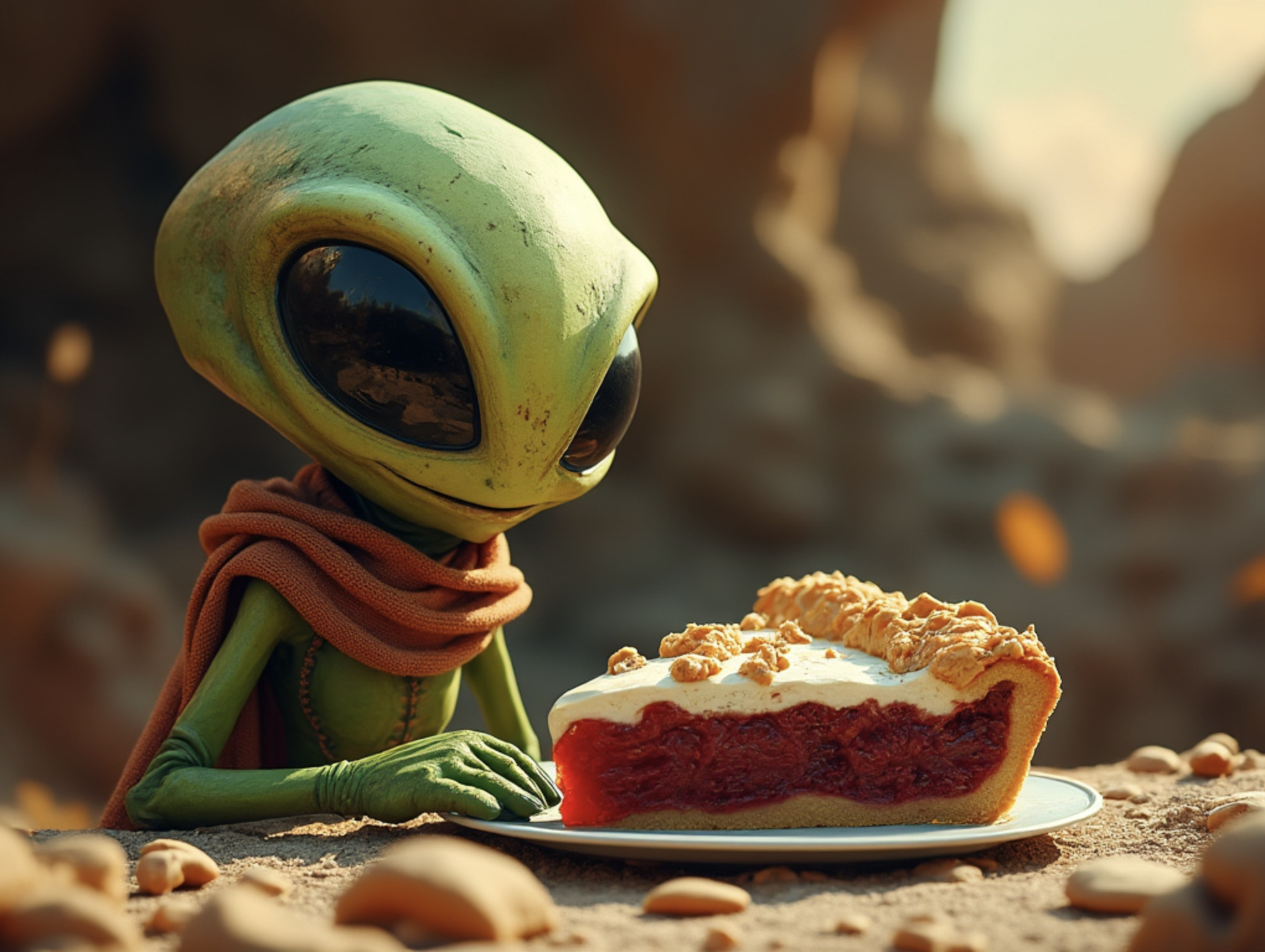 Do Martians Enjoy Pi?